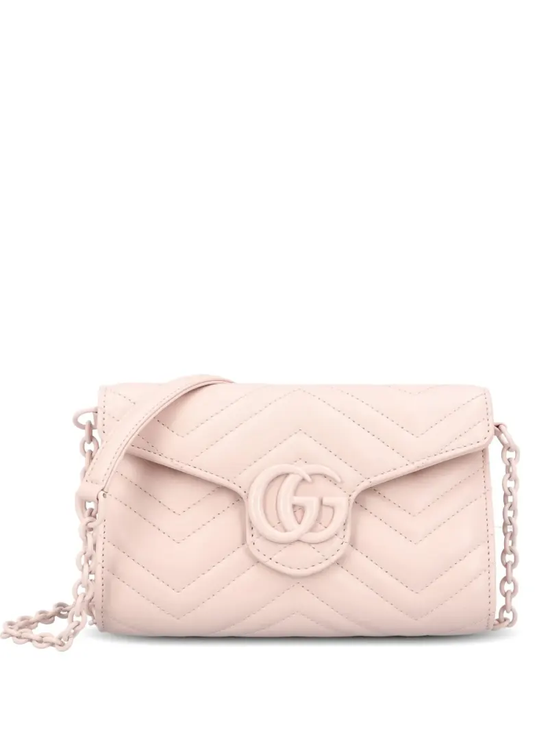 Gucci GG Marmont Schultertasche in Rosa