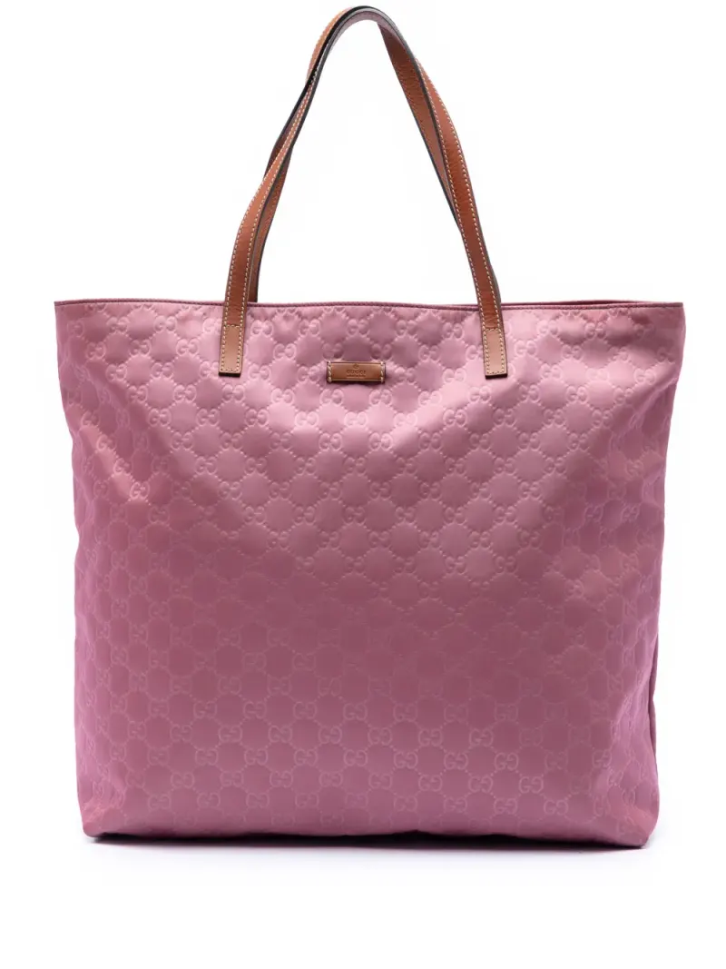 Gucci GG Nylon in Rosa – Pre-owned Taschen