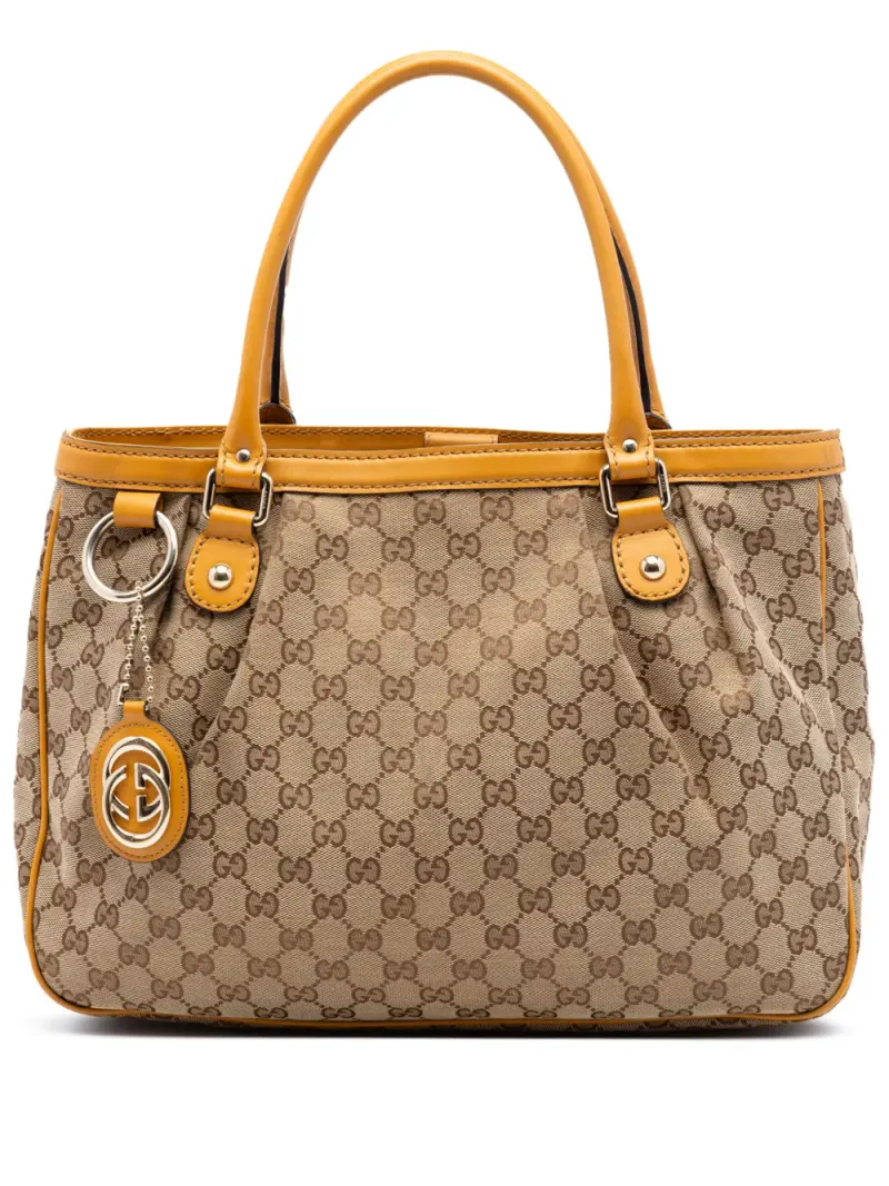 Gucci GG Sukey in Nude – Pre-owned Taschen