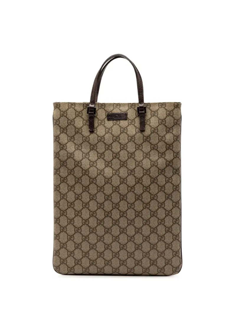 Gucci 2000-2015 GG Supreme Handtasche in Braun Gg-Supreme-Leder