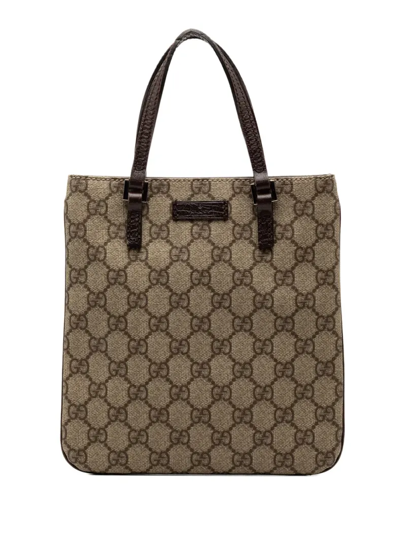 Gucci 2000-2015 GG Supreme Umhängetasche in Braun Gg-Supreme-Leder