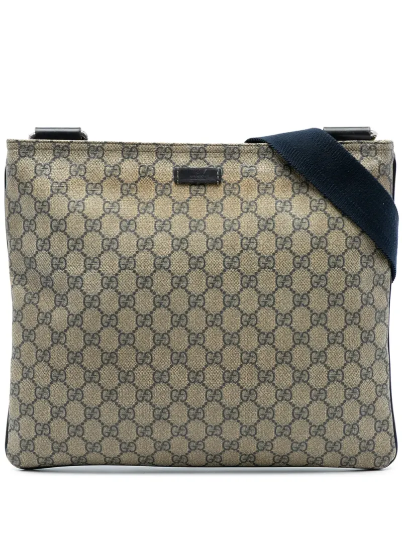 Gucci 2016-2026 GG Supreme Umhängetasche in Braun Gg-Supreme-Leder