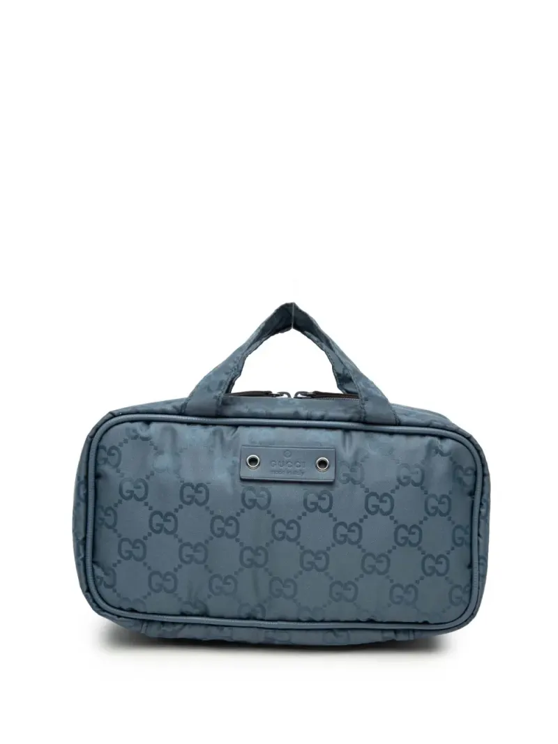 Gucci 2000-2015 Handtasche mit GG-Nylon in Blau
