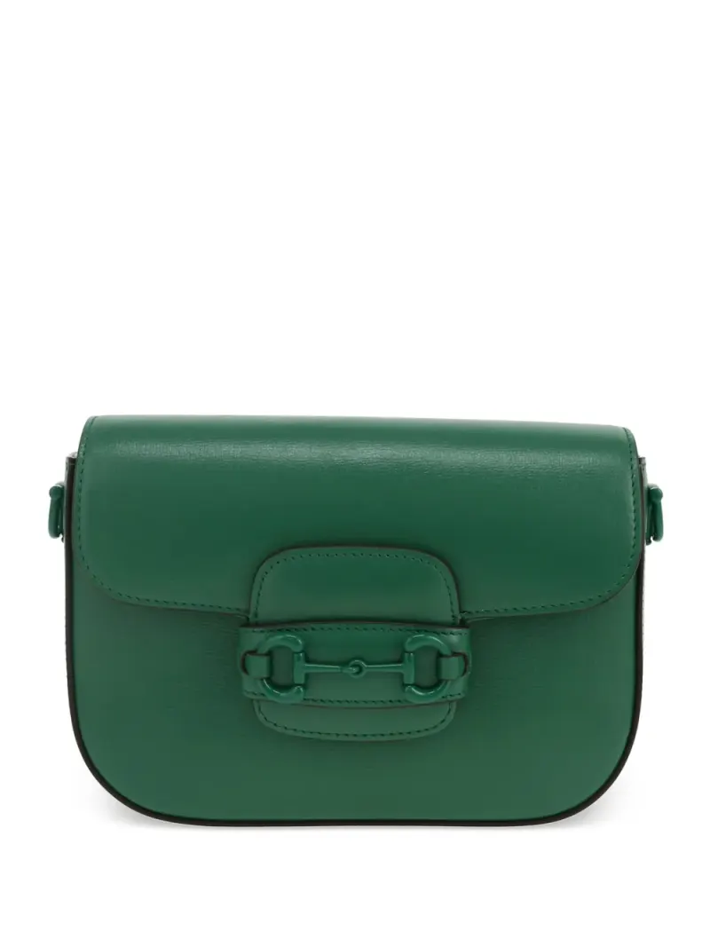 Gucci 2020 kleine Horsebit 1955 Schultertasche in Grün