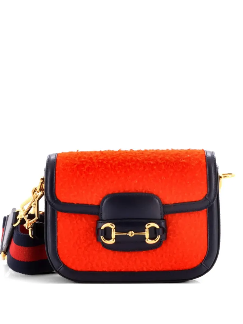 Gucci Mini Horsebit 1955 Schultertasche Mini in Rot