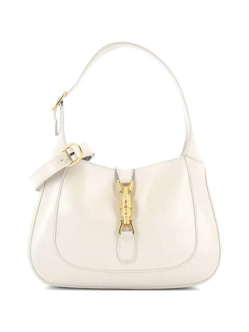 Gucci Kleine Jackie 1961 Tasche aus Leder in Nude