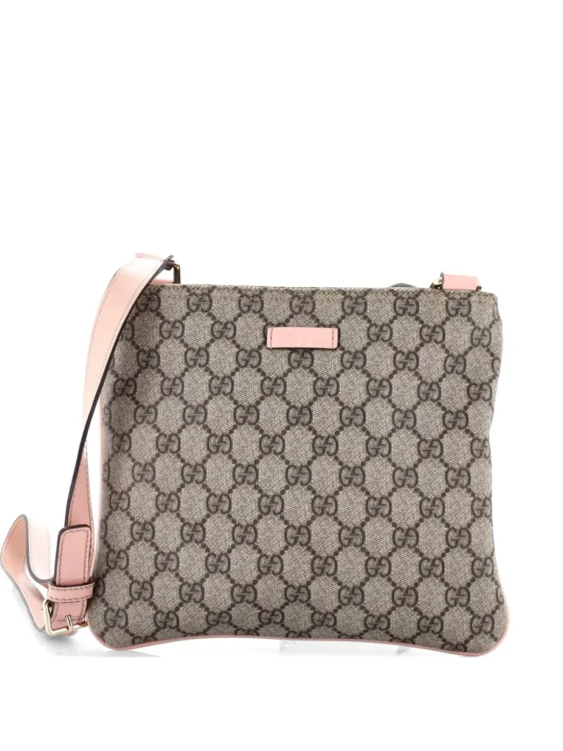 Gucci Kuriertasche in Rosa Gg-Canvas-Leder – Pre-owned Taschen