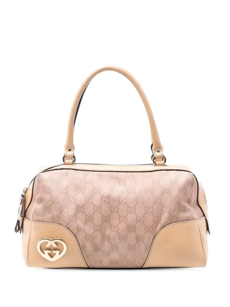 Gucci 2016-2026 Lovely Handtasche aus GG-Canvas in Rosa Gg-Canvas-Leder