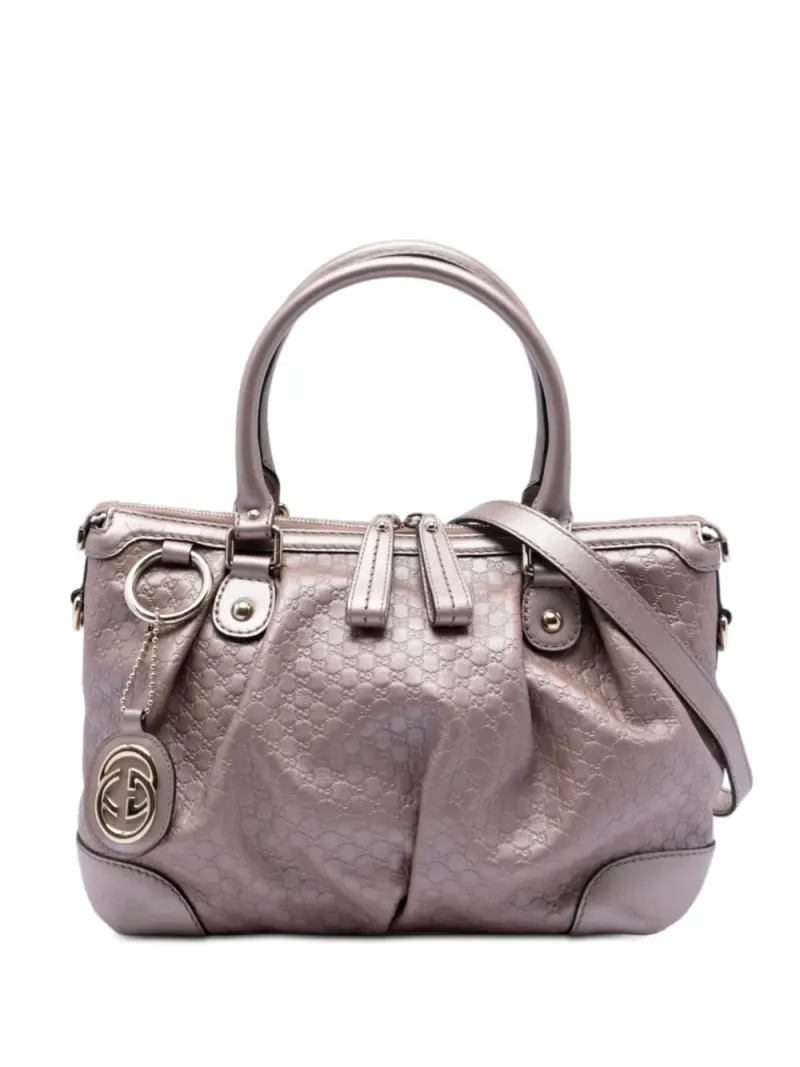 Gucci Microguccissima Sukey Satchel-Tasche in Violett Guccissima-Leder – Pre-owned Taschen