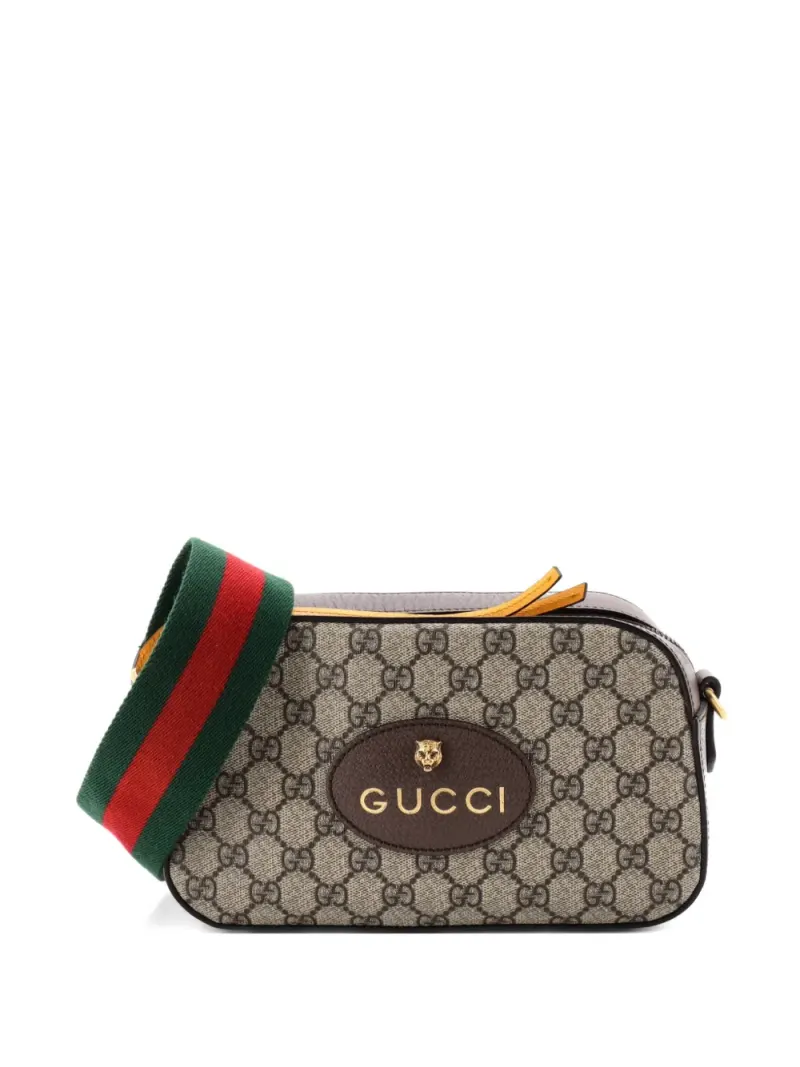 Gucci Neo Vintage Camera Kuriertasche aus beschichtetem GG Canvas in Braun Gg-Canvas-Leder