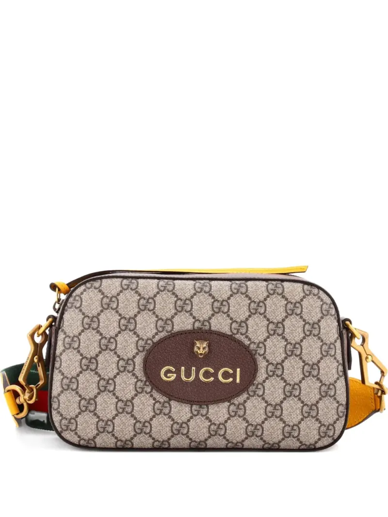 Gucci Neo Vintage Camera Kuriertasche aus beschichtetem GG Canvas in Braun Gg-Canvas-Leder