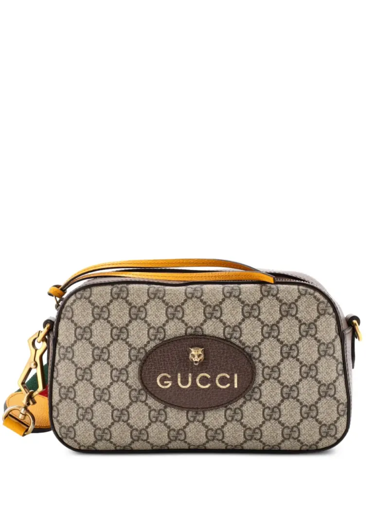 Gucci Neo Vintage Camera Kuriertasche aus beschichtetem GG Canvas in Braun Gg-Canvas-Leder
