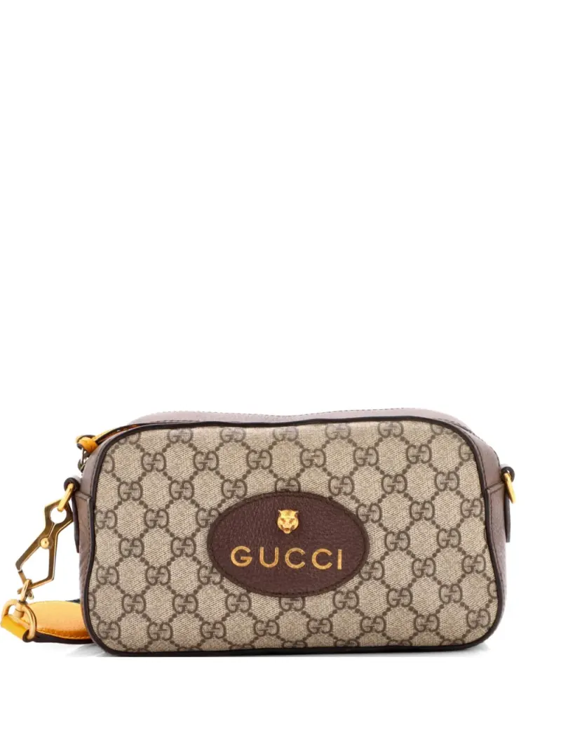 Gucci Neo Vintage Camera Kuriertasche aus beschichtetem GG Canvas in Braun Gg-Canvas-Leder