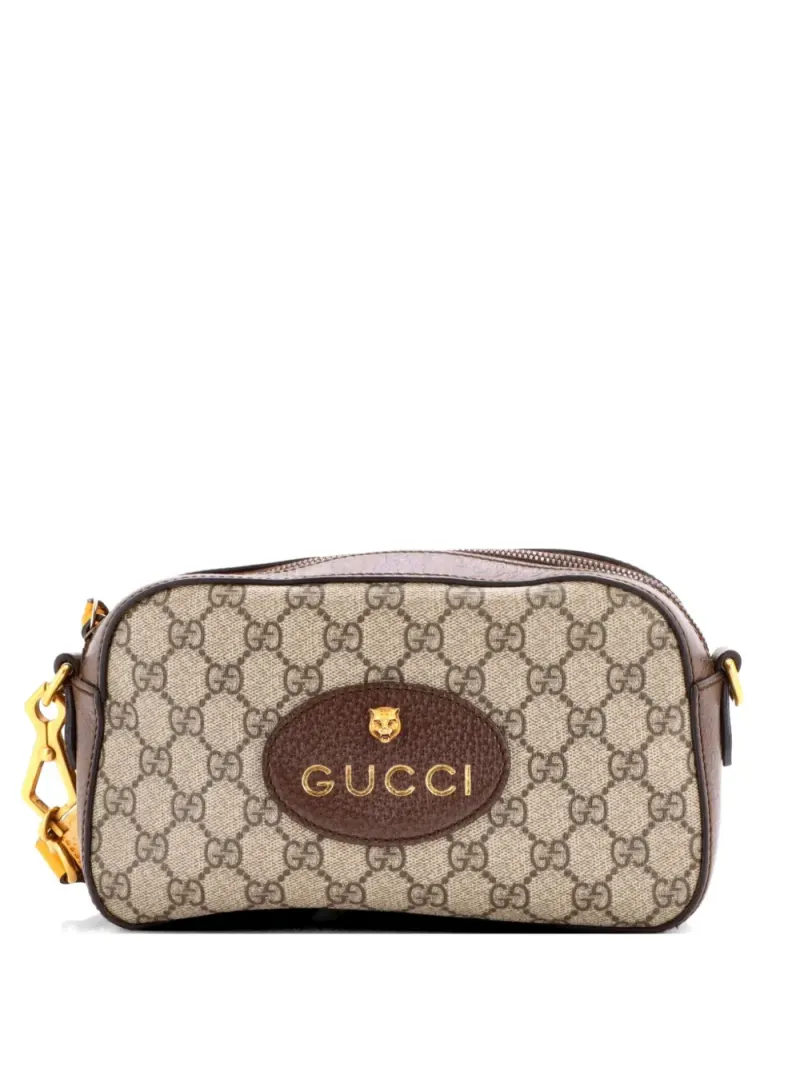 Gucci Neo Vintage Camera Kuriertasche aus beschichtetem GG Canvas in Braun Gg-Canvas-Leder