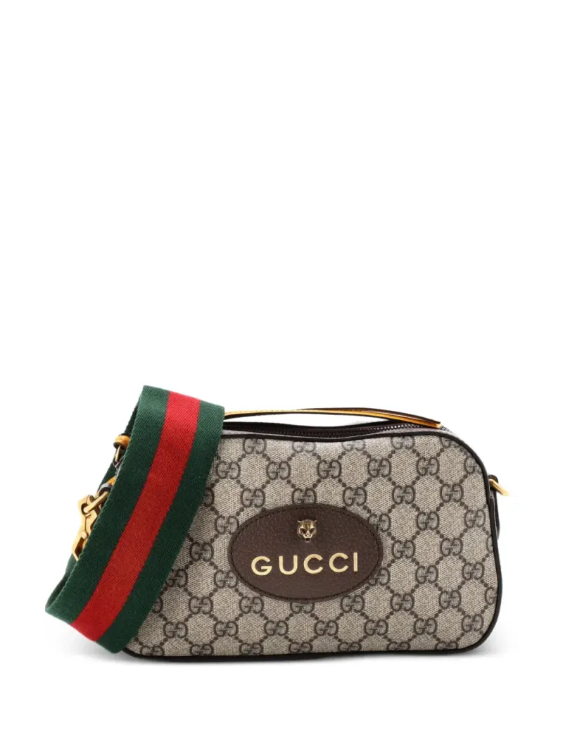 Gucci Neo Vintage Camera Kuriertasche aus beschichtetem GG Canvas in Braun Gg-Canvas-Leder