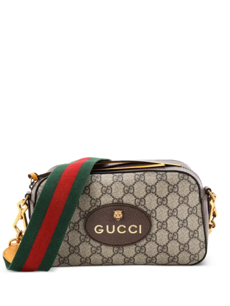 Gucci Neo Vintage Camera Kuriertasche aus beschichtetem GG Canvas in Braun Gg-Canvas-Leder