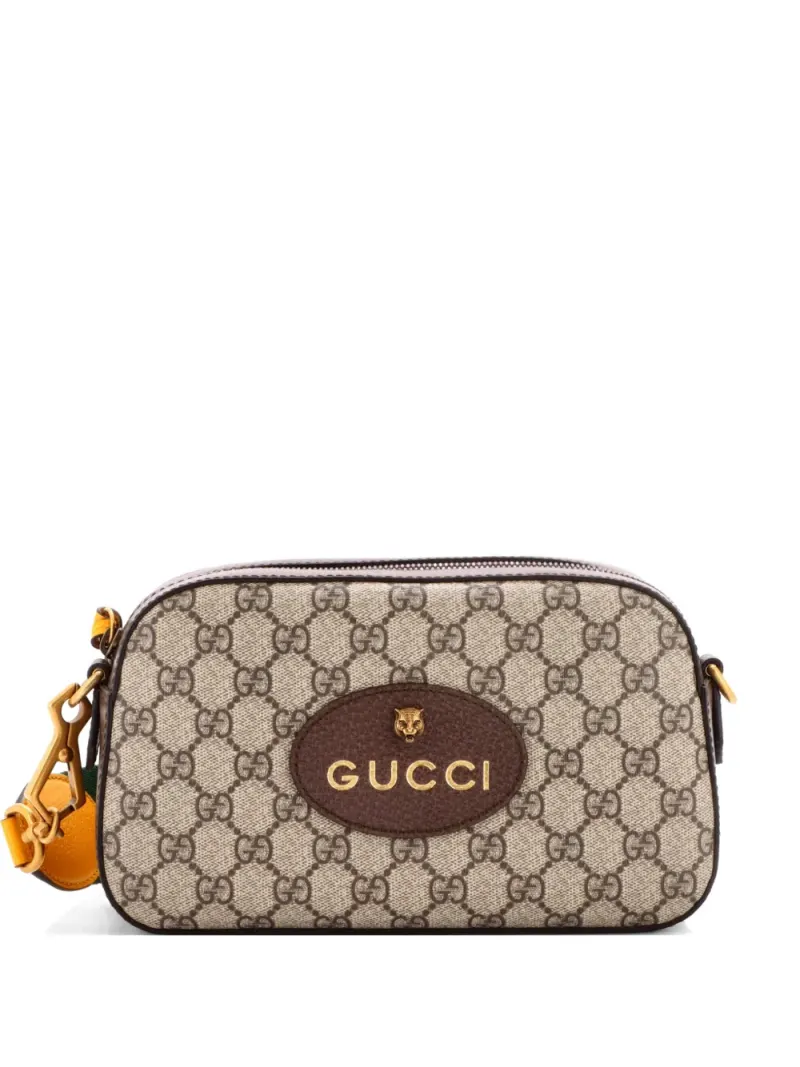 Gucci Neo Vintage Camera Kuriertasche aus beschichtetem GG Canvas in Braun Gg-Canvas-Leder