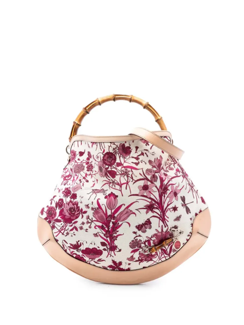 Gucci Peggy Bamboo Satchel-Tasche in Braun – Pre-owned Taschen