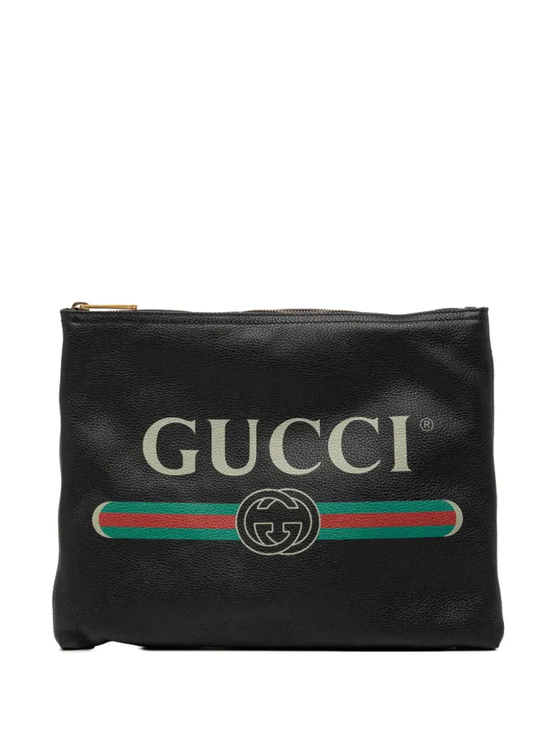 Gucci Portfolio in Schwarz – Pre-owned Taschen