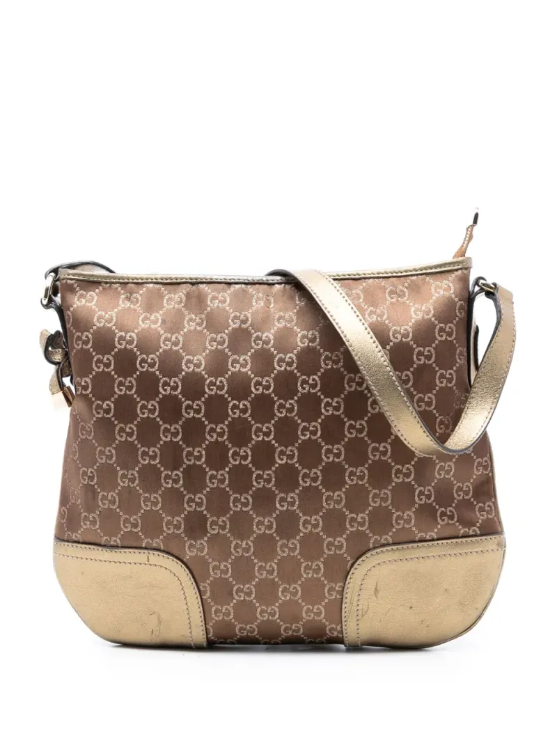 Gucci Princy in Braun Gg-Canvas-Leder – Pre-owned Taschen