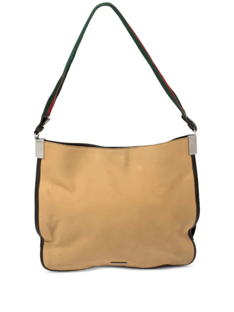 Gucci 2023 Schultertasche aus Canvas in Nude