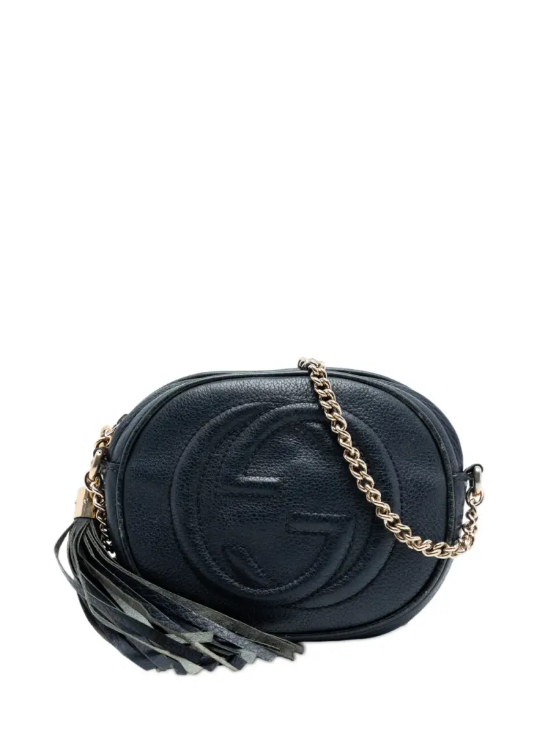 Gucci Soho Chain in Blau Kalbsleder-Leder – Pre-owned Taschen