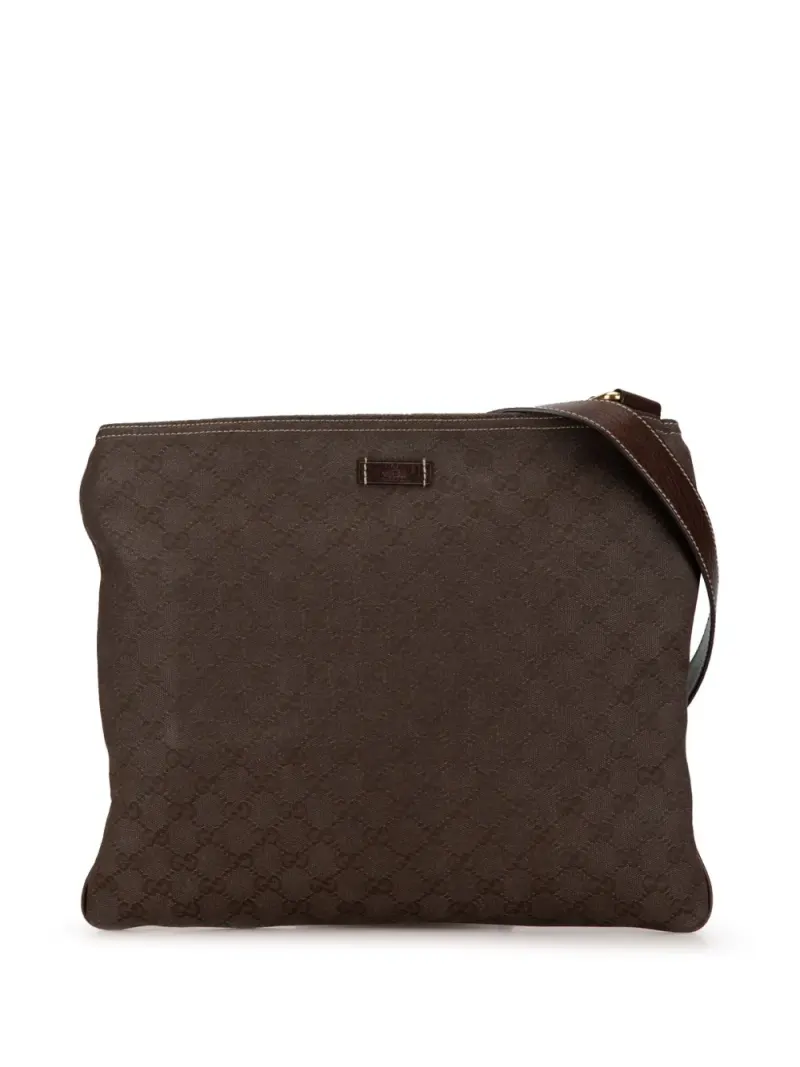 Gucci 2000-2015 Umhängetasche aus GG Canvas in Braun Gg-Canvas-Leder