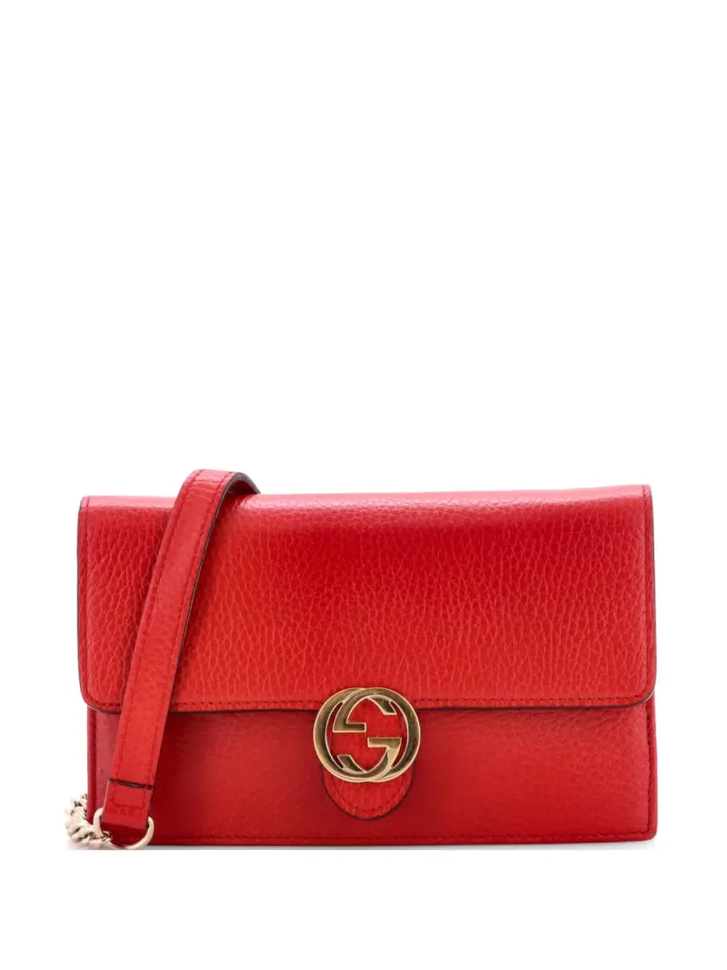 Gucci Wallet On Chain in Rot – Pre-owned Taschen