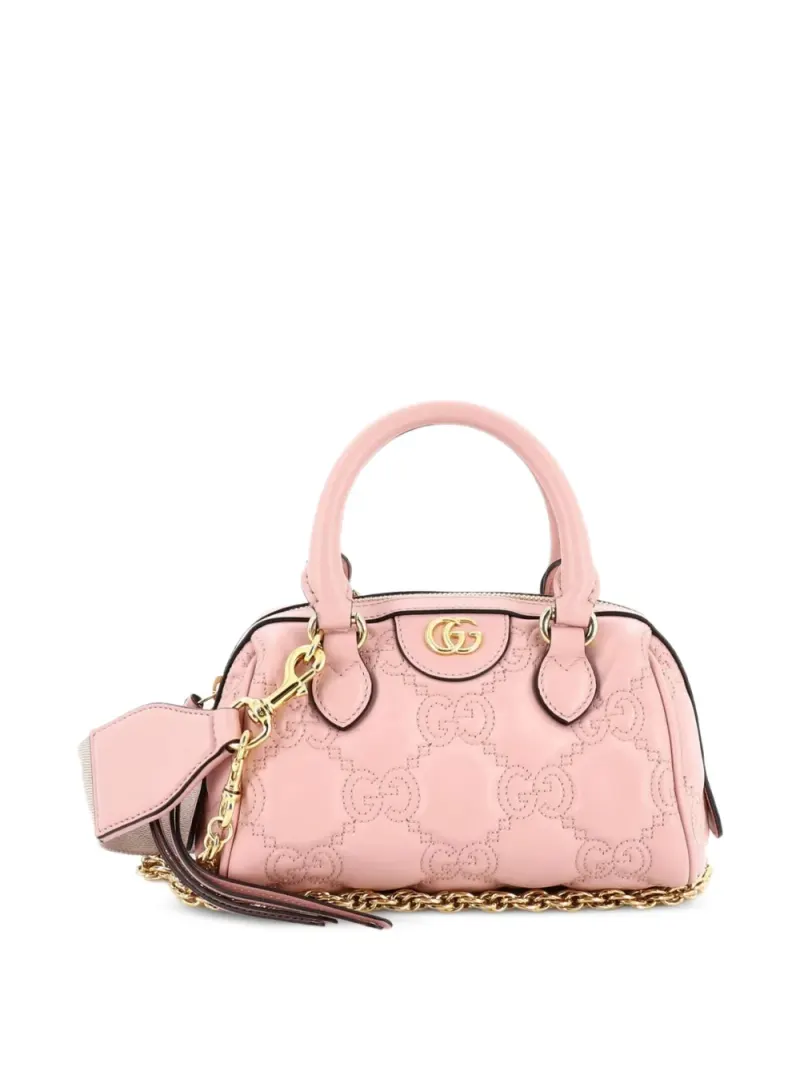 Gucci Wandelbare Ophidia Boston Mini-Umhängetasche Mini in Rosa – Pre-owned Taschen