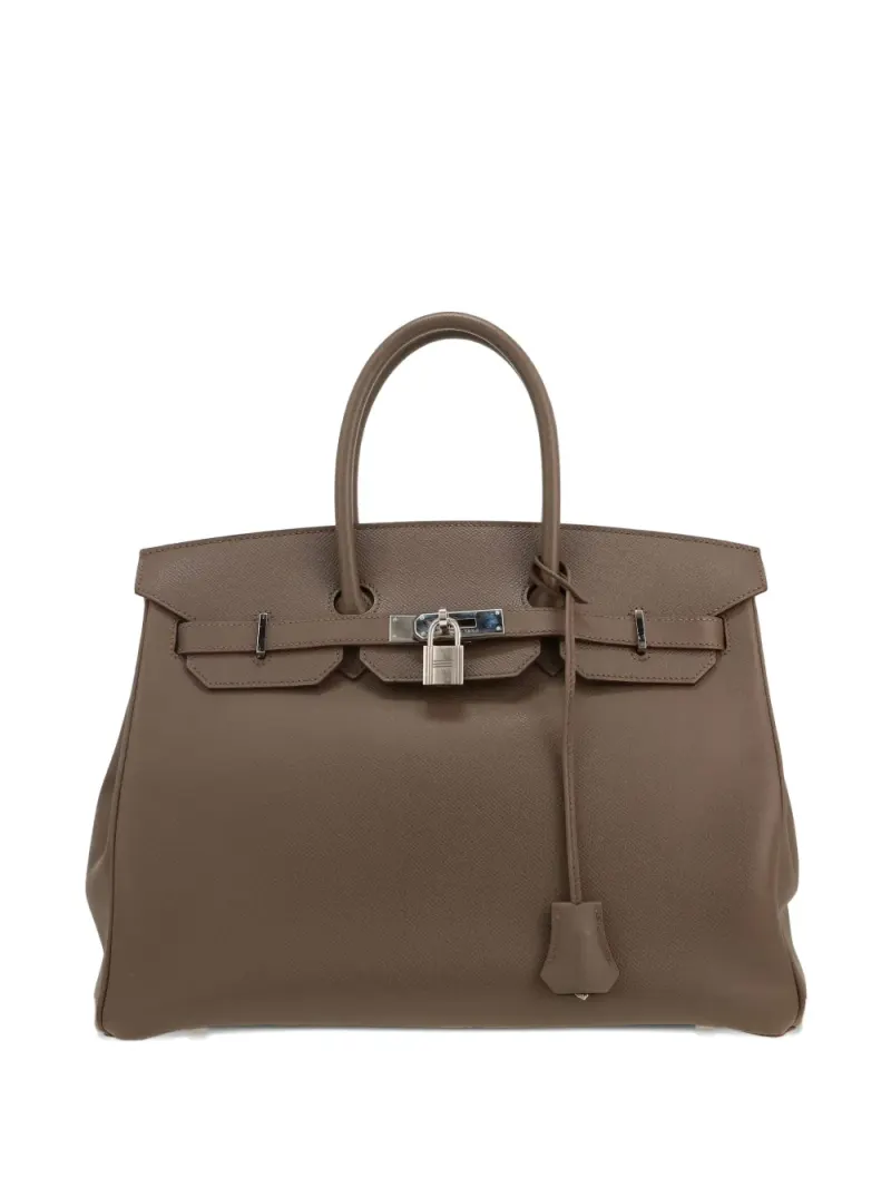 Hermès Birkin Handtasche in Grau