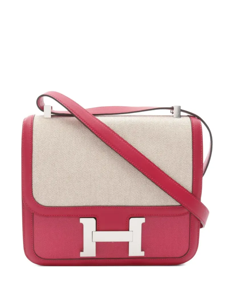 Hermès 2021 Constance Schultertasche in Rosa