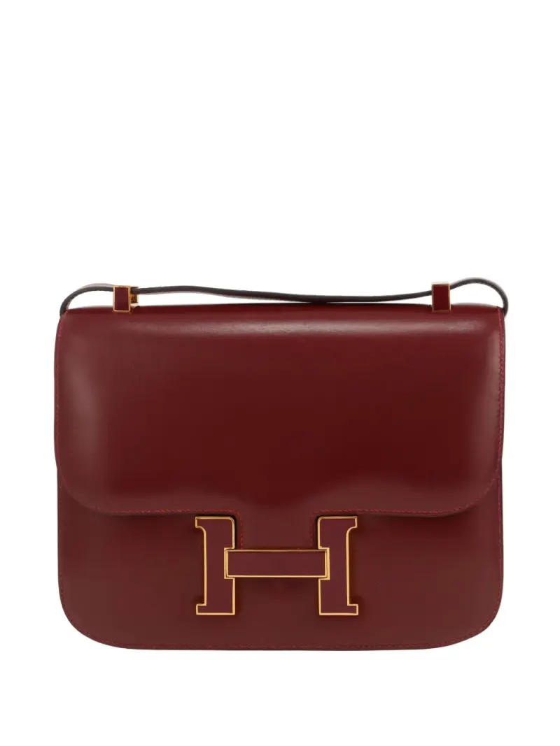 Hermès 1982 Constance Umhängetasche in Rot