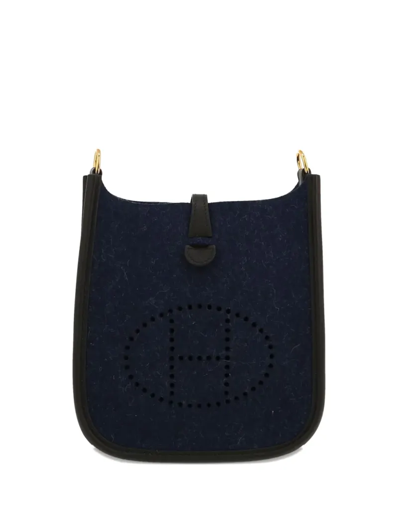 Hermès Mini Evelyne Schultertasche Mini in Blau