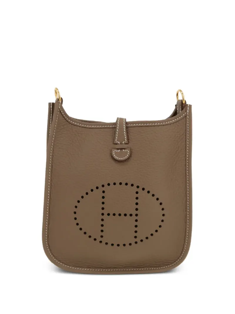 Hermès 2023 mini Evelyne Umhängetasche in Nude