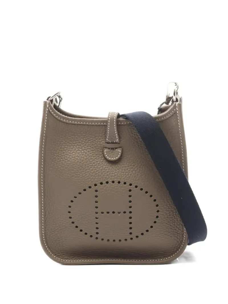 Hermès 2025 mini Evelyne Schultertasche in Nude