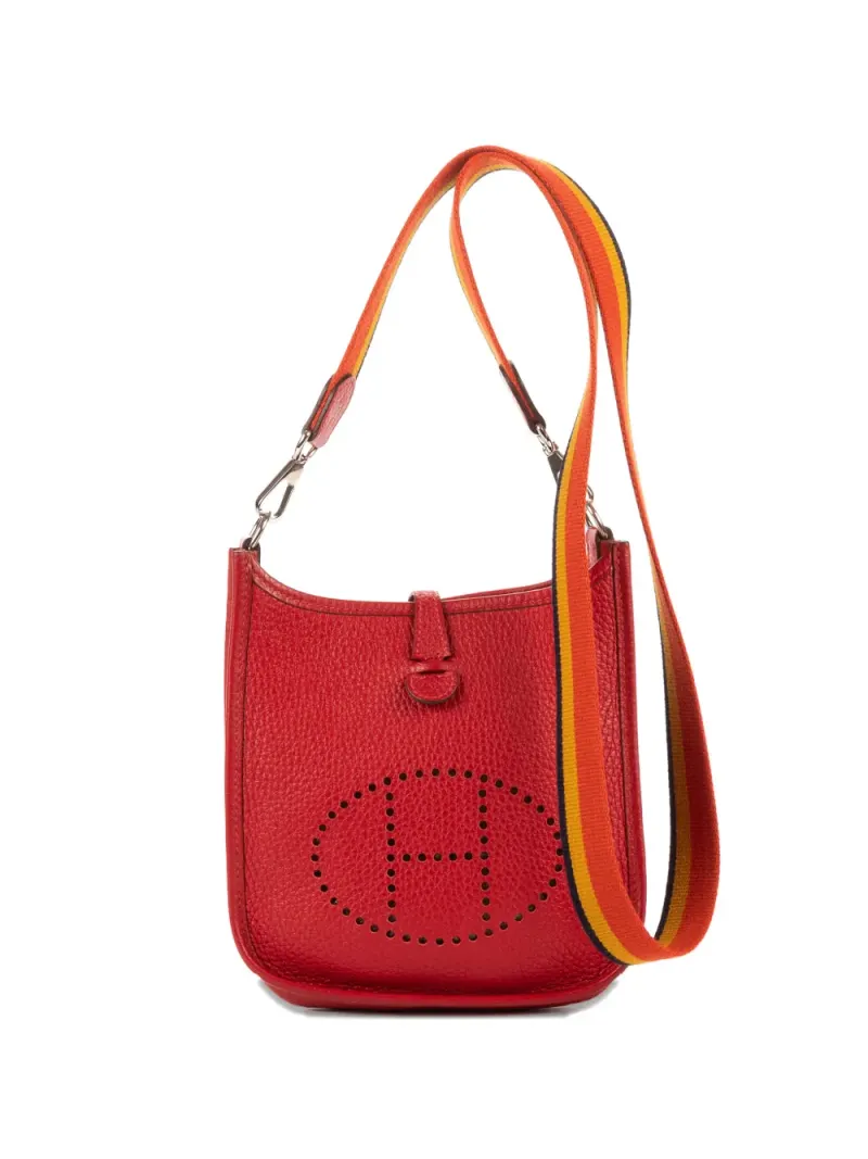 Hermès Mini Evelyne Schultertasche Mini in Rot