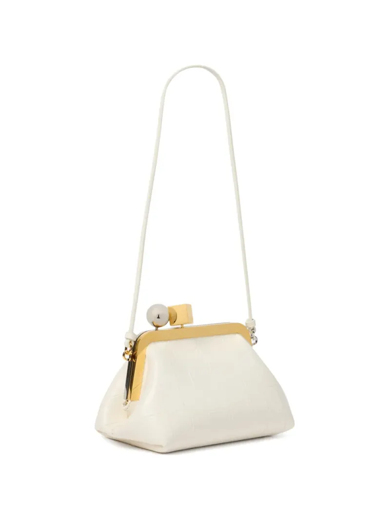 Jacquemus Berlingot Clutch in Nude
