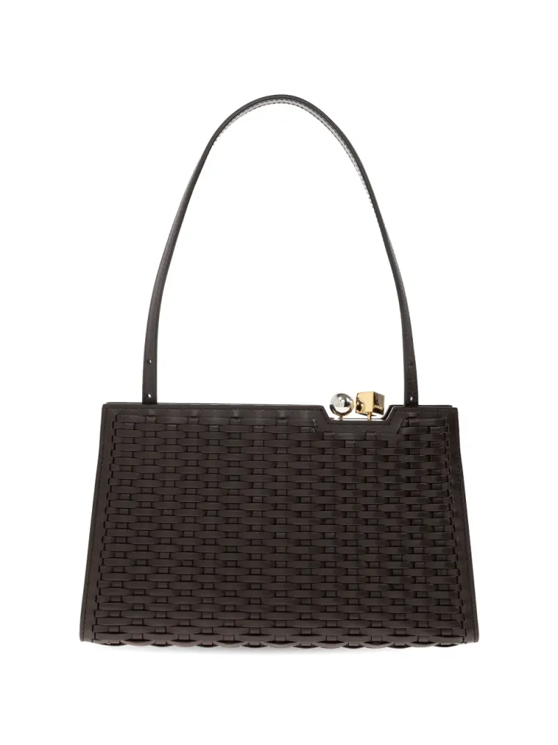 Jacquemus Gewebte Salon Tote Bag in Braun