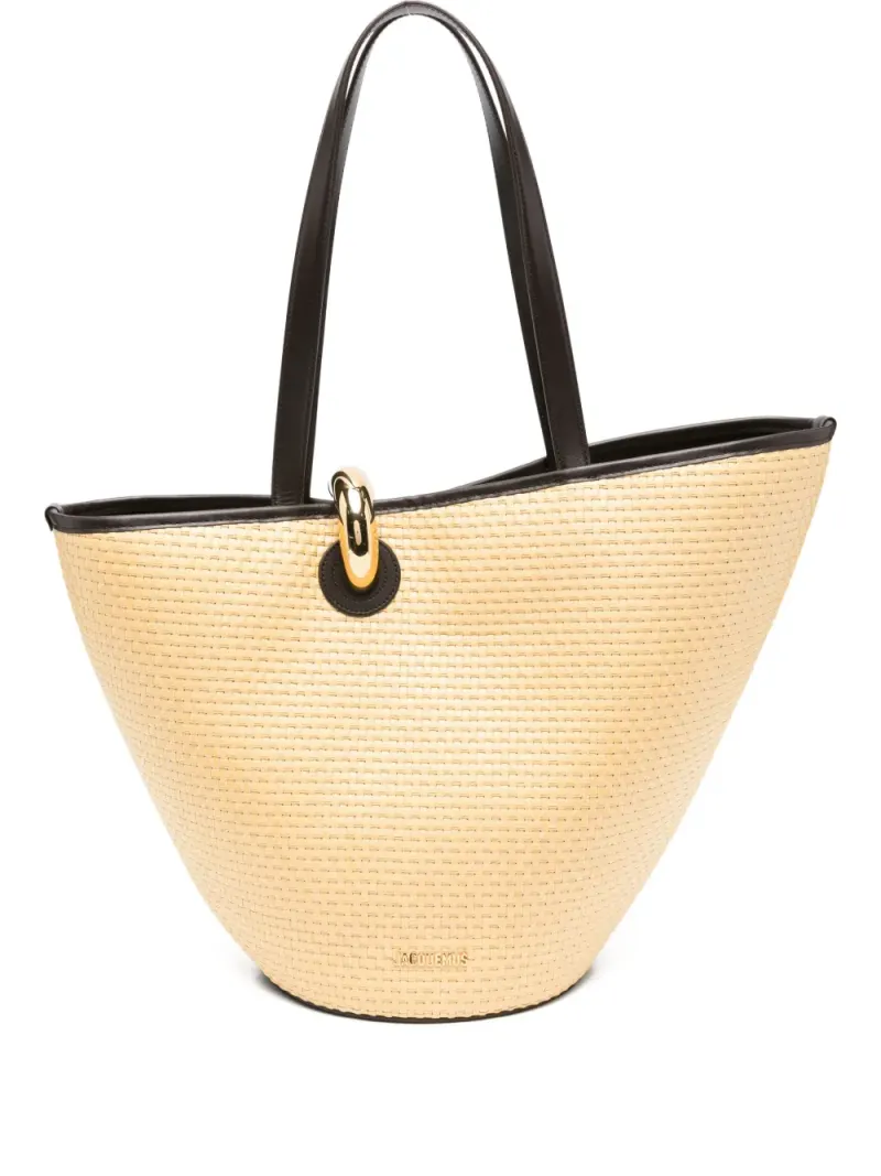 Jacquemus La Bambola Tote Bag in Nude