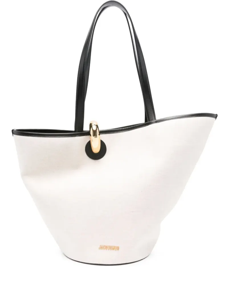 Jacquemus La Bambola Tote Bag in Nude