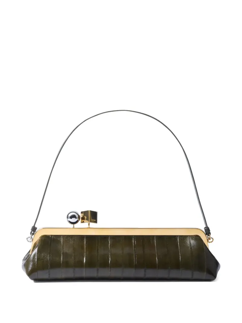 Jacquemus La Salon Clutch in Grün