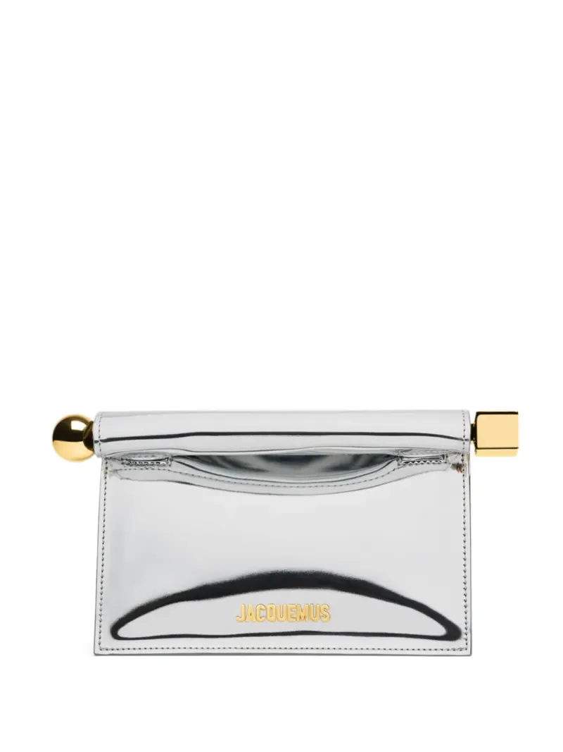 Jacquemus La Petite Pochette Clutch in Silber