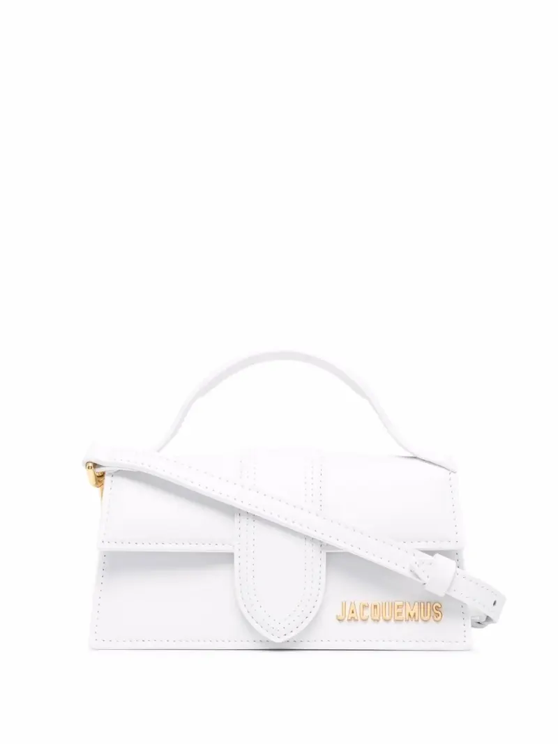 Jacquemus Kleine Le Bambino Schultertasche in Weiß