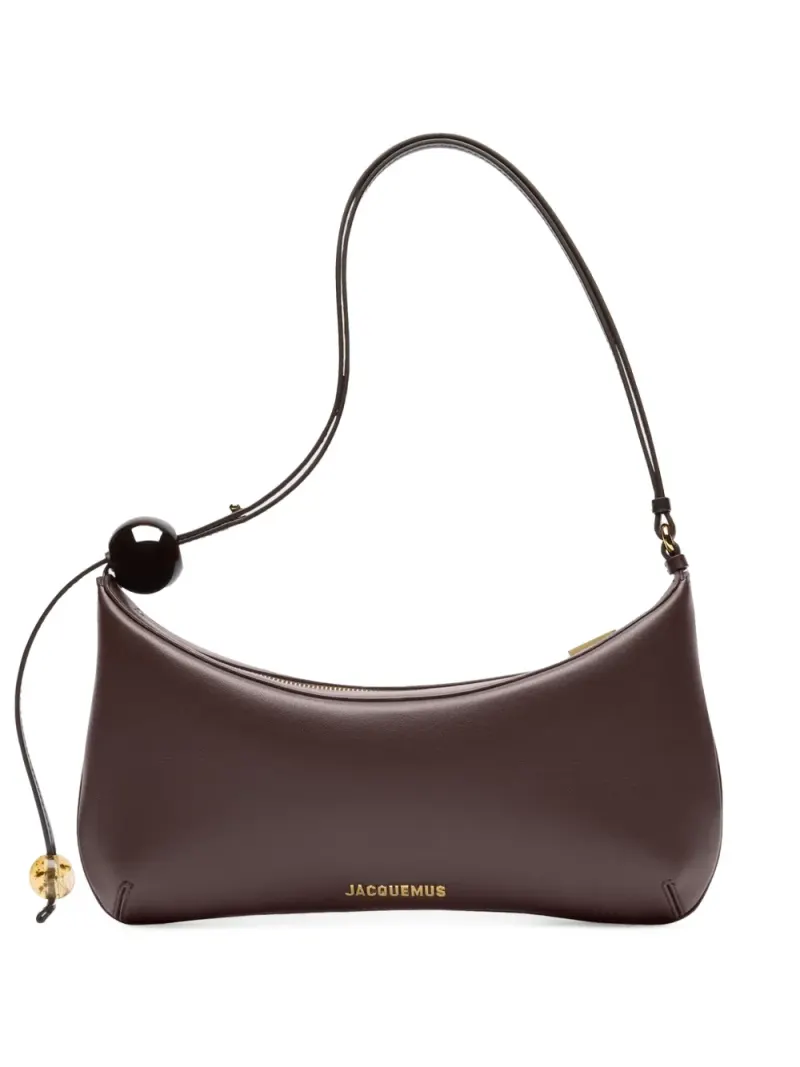 Jacquemus Le Bisou Perle Schultertasche in Braun