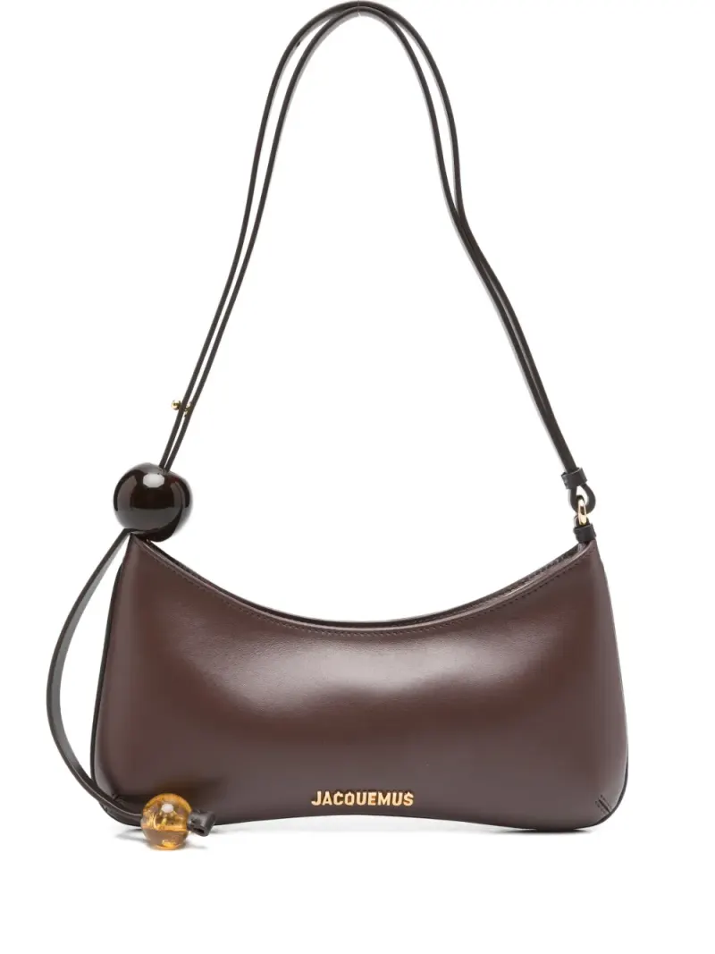 Jacquemus Le Bisou Perle Schultertasche in Braun