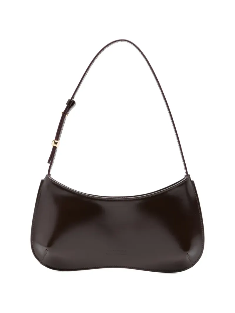 Jacquemus Le Bisou Schultertasche mit verstellbarem Riemen in Braun
