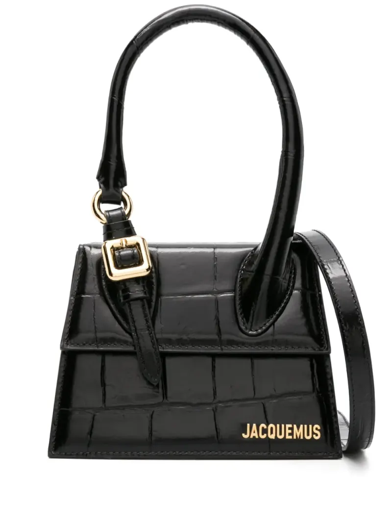 Jacquemus Mittelgroße Le Chiquito Handtasche in Schwarz