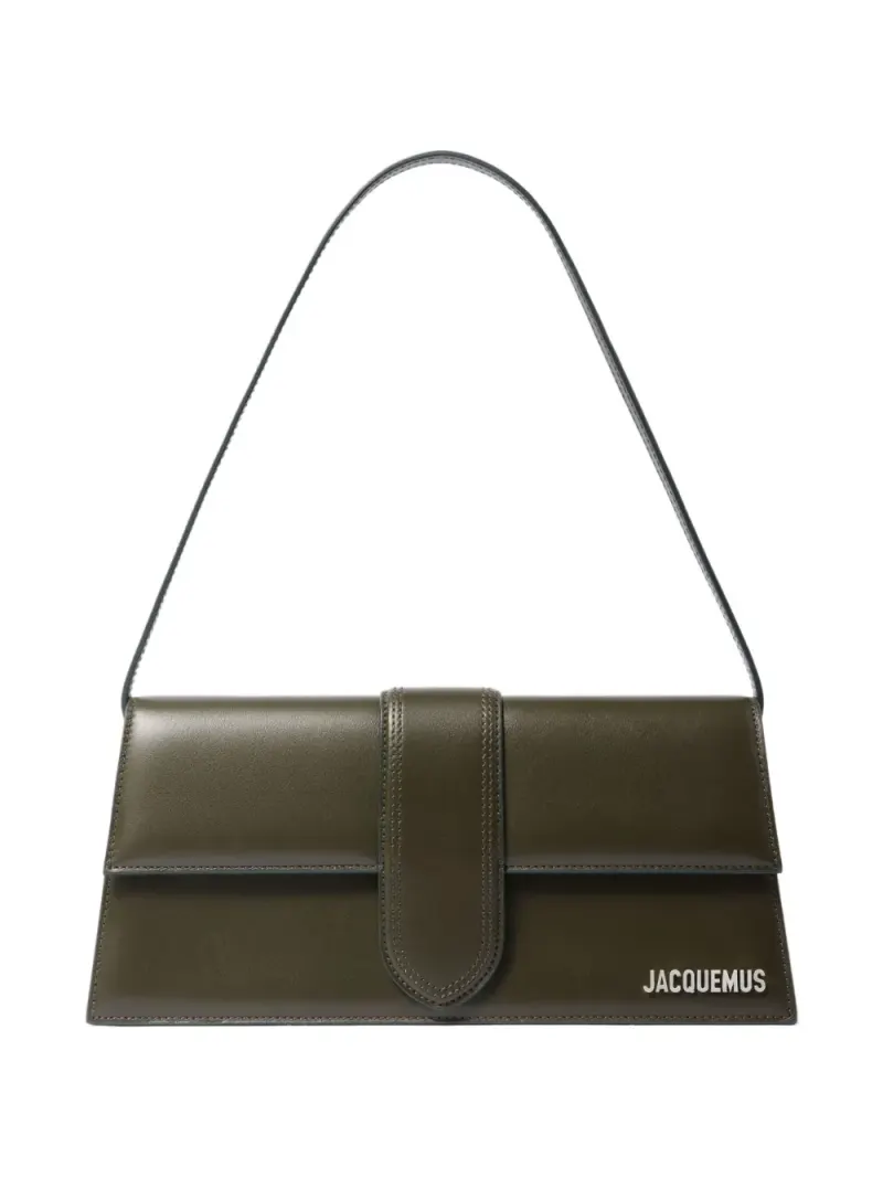 Jacquemus Le Chouchou Schultertasche mit Klappe in Grün