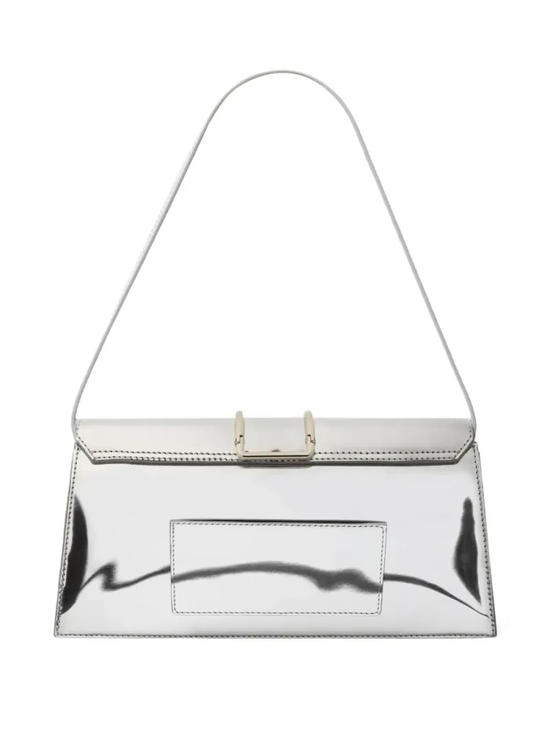 Jacquemus Le Long Bambino Schultertasche in Silber