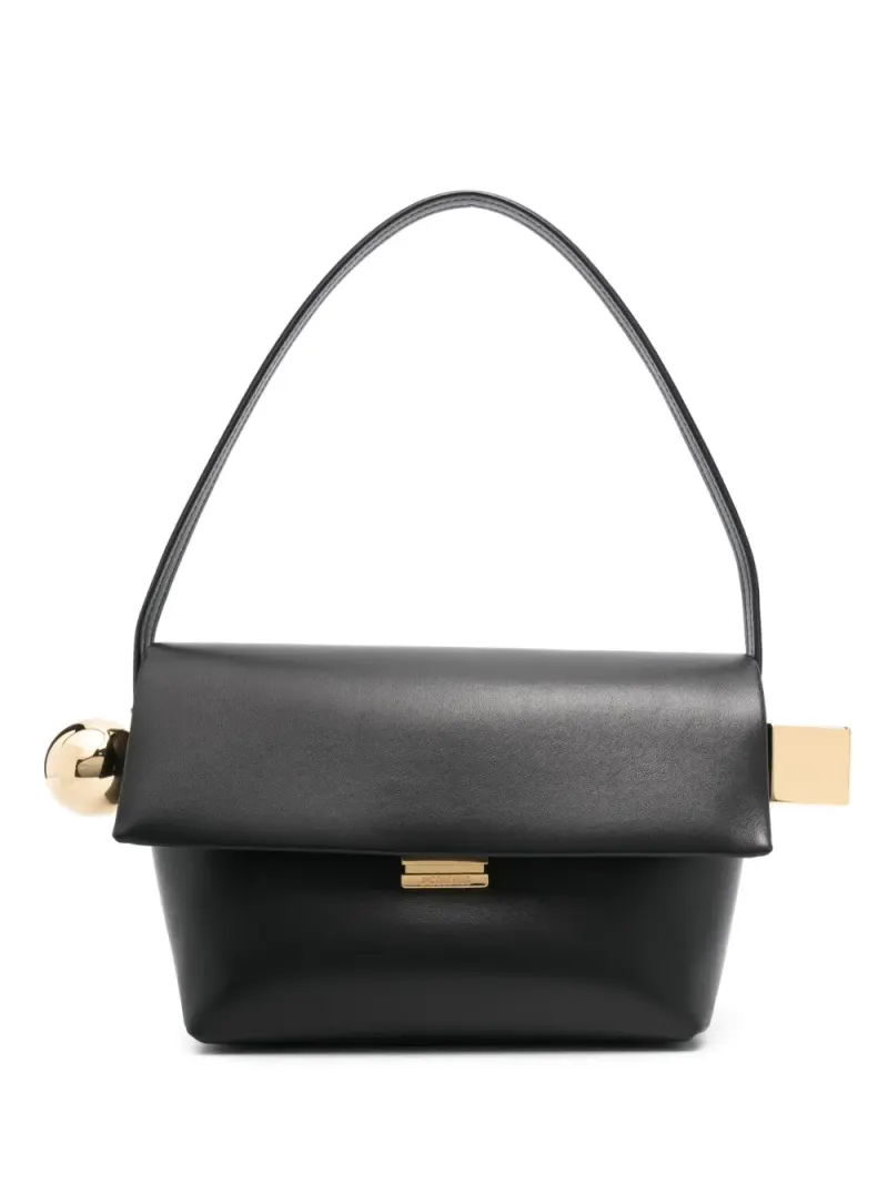 Jacquemus Le Rond Carre Schultertasche in Schwarz